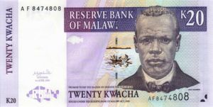 Malawi, 20 Kwacha, P44b