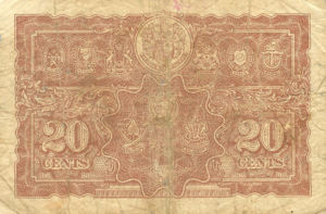 Malaya, 20 Cent, P9b