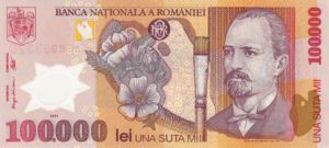 Romania, 100,000 Lei, P114a