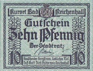 Germany, 10 Pfennig, R22.5