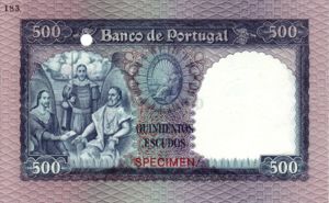Portugal, 500 Escudo, P162ct