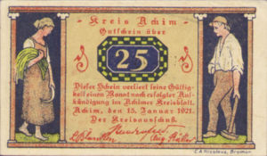 Germany, 25 Pfennig, 2.1
