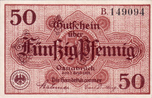 Germany, 50 Pfennig, O26.4c