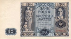 Poland, 20 Zloty, P77