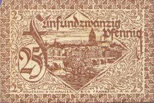 Germany, 25 Pfennig, F16.2c