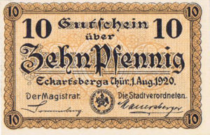 Germany, 10 Pfennig, E5.2a