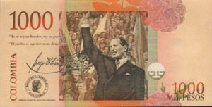 Colombia, 1,000 Peso, P450c