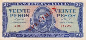Cuba, 20 Peso, CS2
