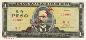 Cuba, 1 Peso, CS5