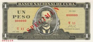 Cuba, 1 Peso, CS6