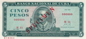 Cuba, 5 Peso, CS5