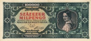 Hungary, 100,000 Milpengo, P127