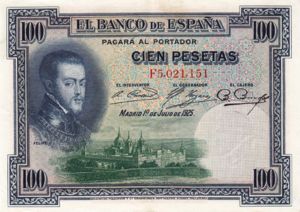 Spain, 100 Peseta, P69c