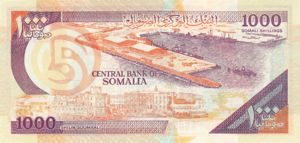 Somalia, 1,000 Shilling, R10