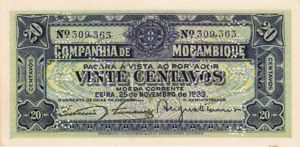 Mozambique, 20 Centavo, R29 v2