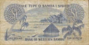 Western Samoa, 1 Pound, P14a