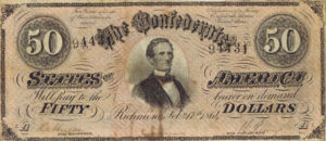 Confederate States of America, 50 Dollar, P70 v5
