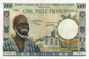 West African States, 5,000 Franc, P104Ai
