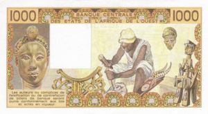 West African States, 1,000 Franc, P107Ab