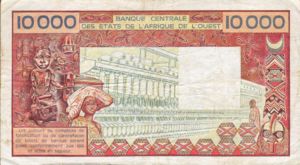 West African States, 10,000 Franc, P109Ad
