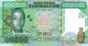 Guinea, 10,000 Franc, P42a