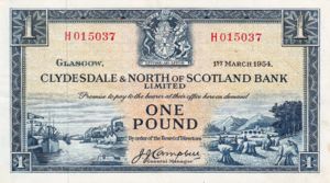 Scotland, 1 Pound, P191a