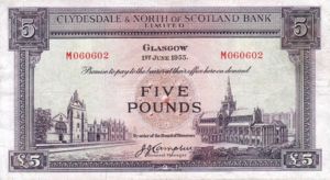 Scotland, 5 Pound, P192a