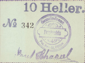 Austria, 10 Heller, FS 208IIc