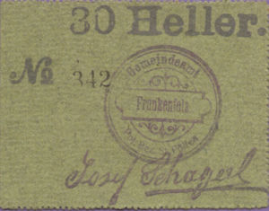 Austria, 30 Heller, FS 208IIc