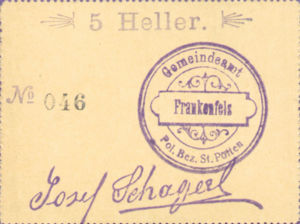 Austria, 5 Heller, FS 208IId