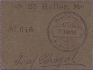 Austria, 25 Heller, FS 208IId