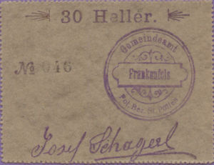 Austria, 30 Heller, FS 208IId