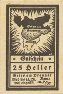 Austria, 25 Heller, FS 287Ie