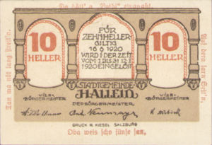 Austria, 10 Heller, FS 344IIe
