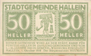 Austria, 50 Heller, FS 344IIIc