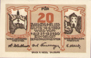 Austria, 20 Heller, FS 344IIL