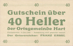 Austria, 40 Heller, FS 351Ib