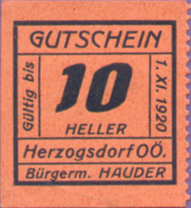Austria, 10 Heller, FS 373IIIa