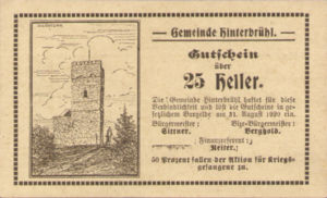 Austria, 25 Heller, FS 376IIId