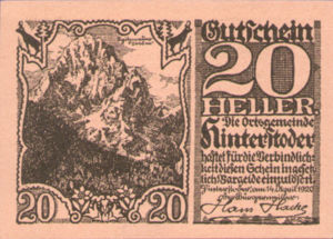 Austria, 20 Heller, FS 377a