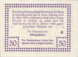 Austria, 50 Heller, FS 26b