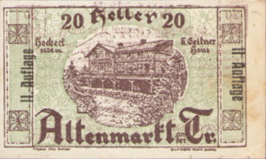 Austria, 20 Heller, FS 29e
