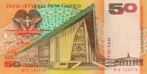 Papua New Guinea, 50 Kina, P11a
