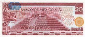 Mexico, 20 Peso, P64c Sign.2