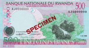 Rwanda, 500 Franc, P26s