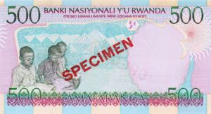 Rwanda, 500 Franc, P26s
