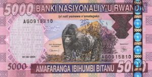 Rwanda, 5,000 Franc, P33a