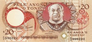 Tonga, 20 PaAnga, P35c