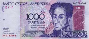 Venezuela, 1,000 Bolivar, P79