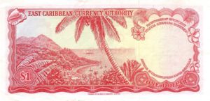 East Caribbean States, 1 Dollar, P13e Sign.8